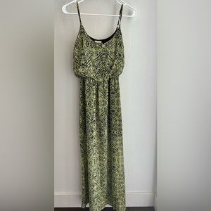 Green and Black Maxi Dress, Size Small, Brand-Belle du Jour Maxi Dress